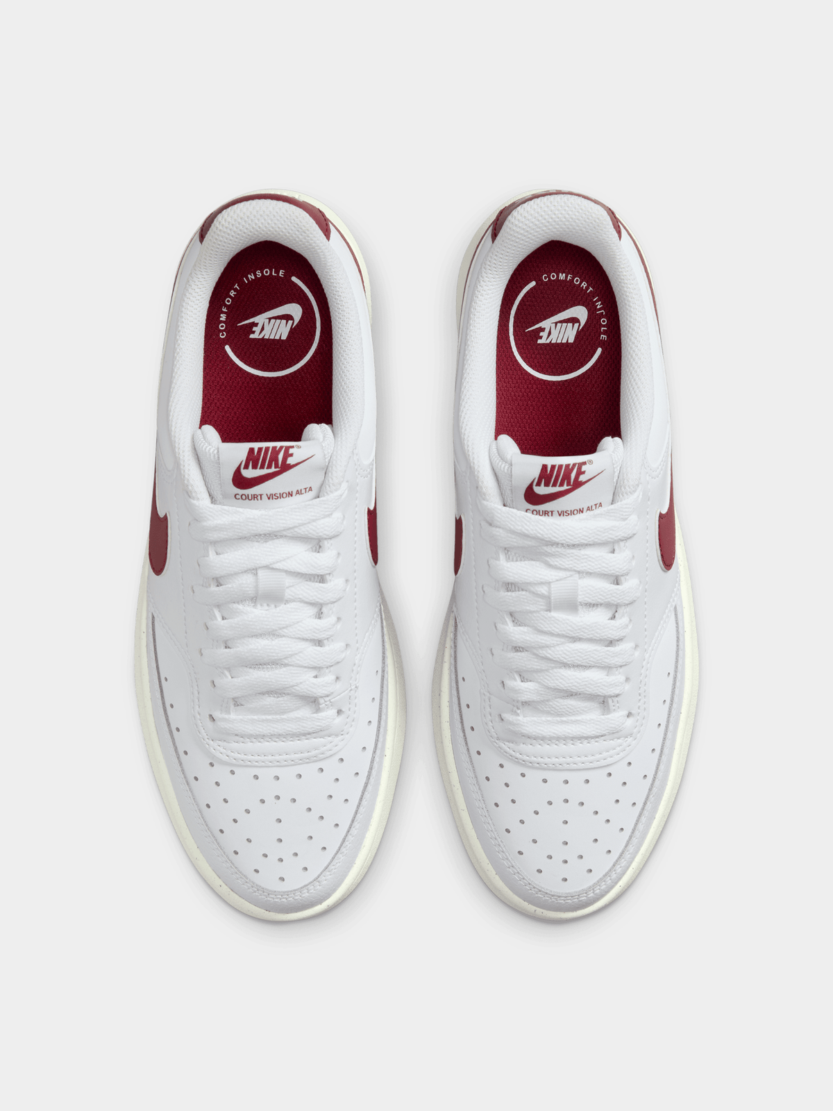 Nike Women's Court Vision Alta White/Red
